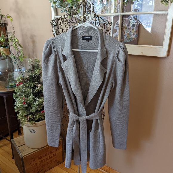 Express | Sweaters | Express Nwot Structured Cardigan Size Small | Poshmark